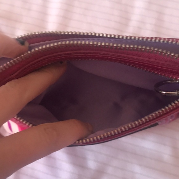 Pink and purple coach poppy purse - Picture 5 of 5